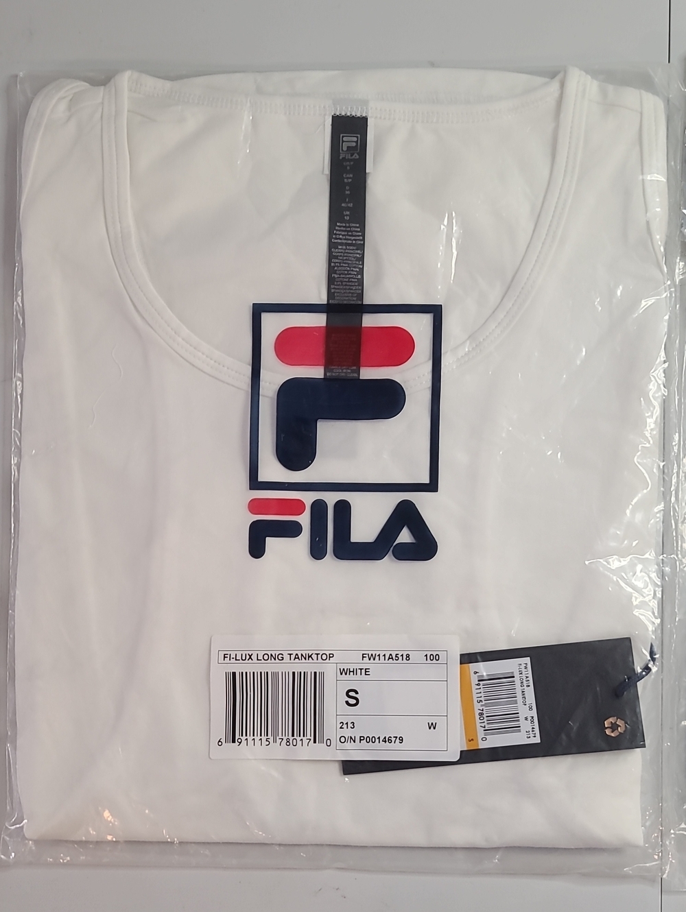 FI-LUX LONG TANKTOP WHITE